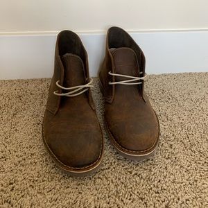 Clarks Brown Leather Chukkas, size 11